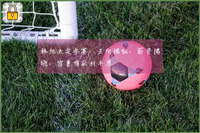 韩旭决定参赛，去向揭秘，薪资揭晓，宫鲁鸣获利丰厚